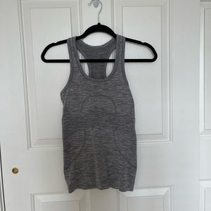 Lululemon Grey Swiftly Tech Racerback Tank Top 2.0 Size 2✨